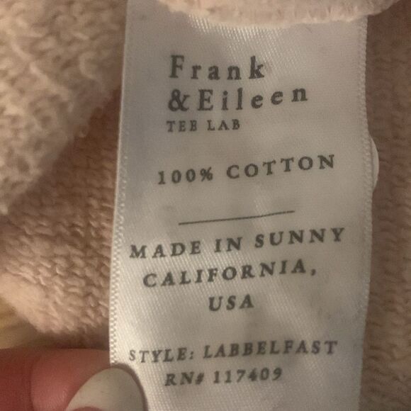 FRANK & EILEEN NEW TRIPLE FLEECE BELFAST ENGLISH PEACOAT IN BISCOTTI M - Picture 7 of 8